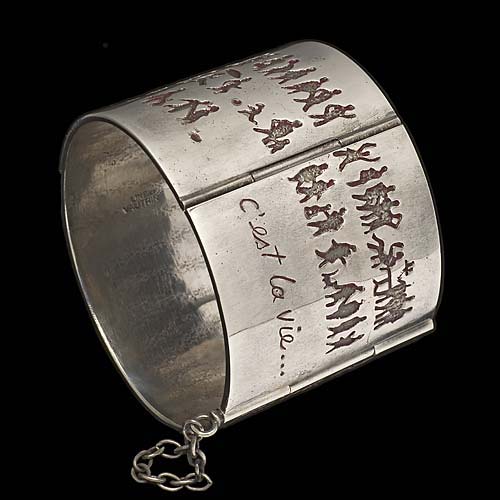 Bracelet en bronze - C'est la vie...