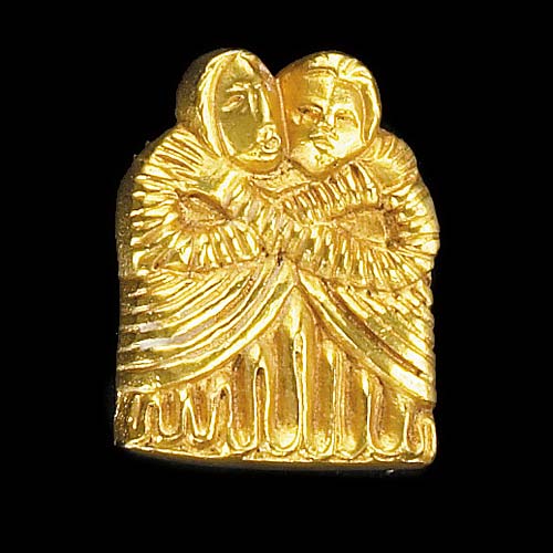 Broche en bronze - L'amitié