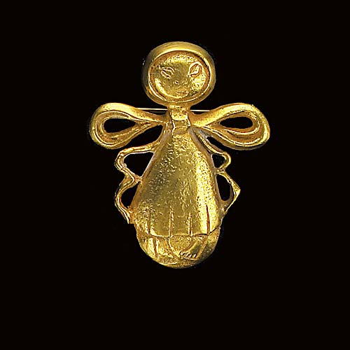 Broche en bronze - Hybride entre l'abeille et l'humain