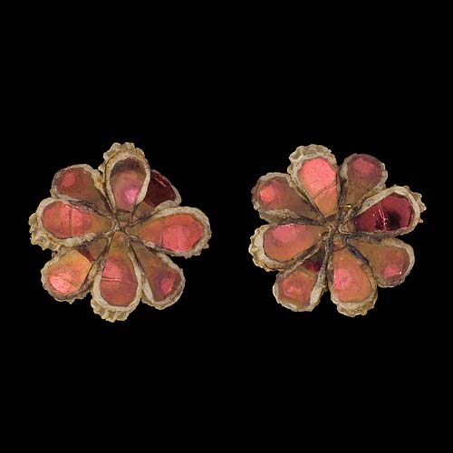 Boucles doreilles en Talosel - Marguerite