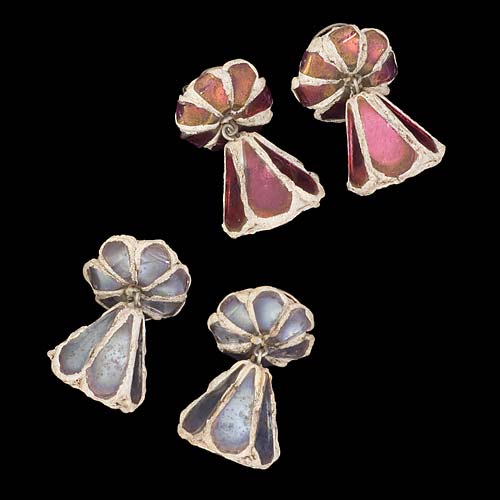 Boucles doreilles en Talosel - Glands
