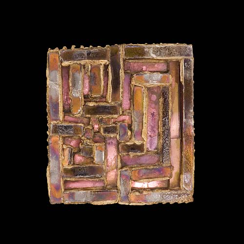 Broche en Talosel - Labyrinthe