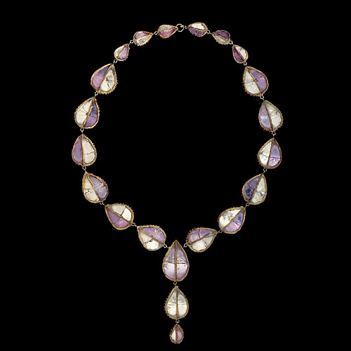 Collier en Talosel - Feuilles