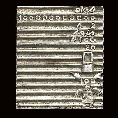 Bo&icirc;te &agrave; cigarettes en bronze - �Des milliards de fois...�