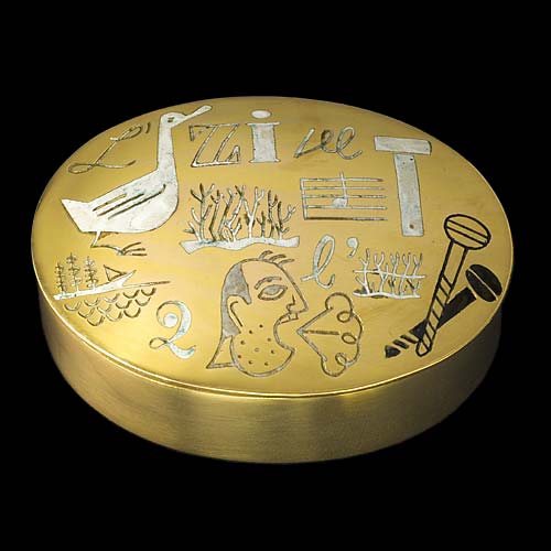 Bo&icirc;te &agrave; petits rien en bronze - �L'oisivet&eacute;�